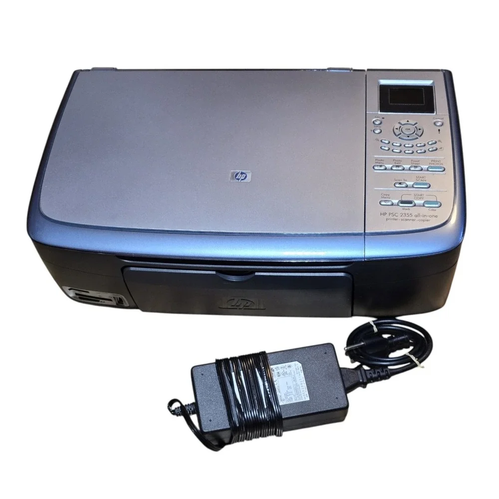 HP PSC 2355v All-in-One Photo Printer Copier - Powers On - Parts Repair Only